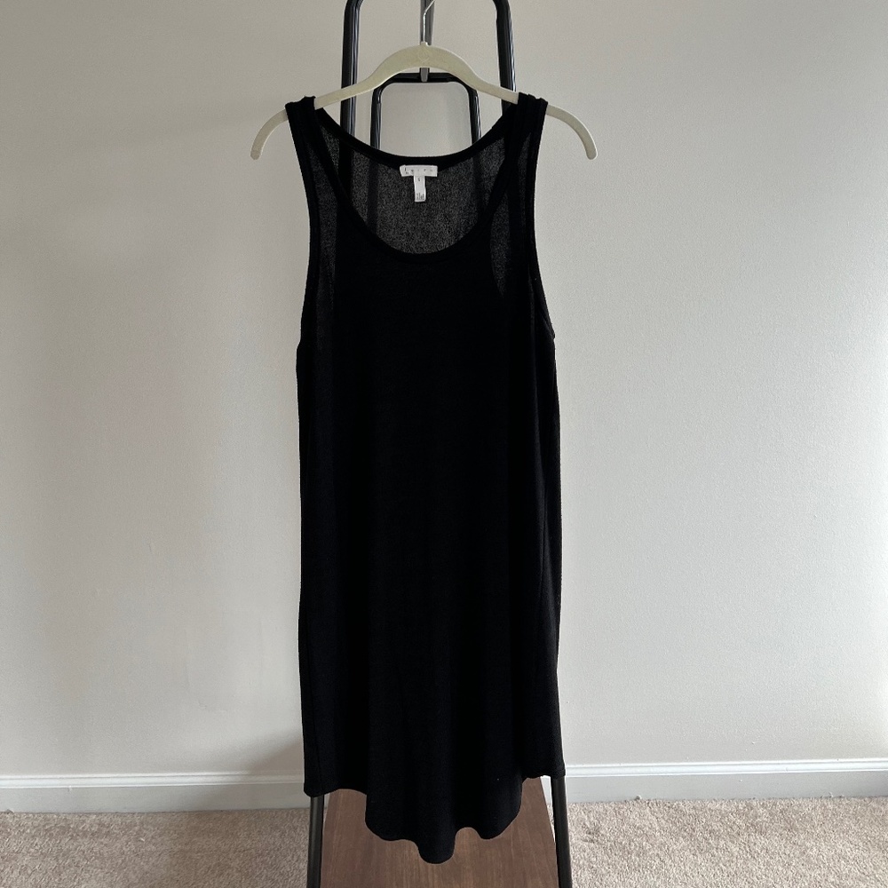 Leith casual black tank dress size small